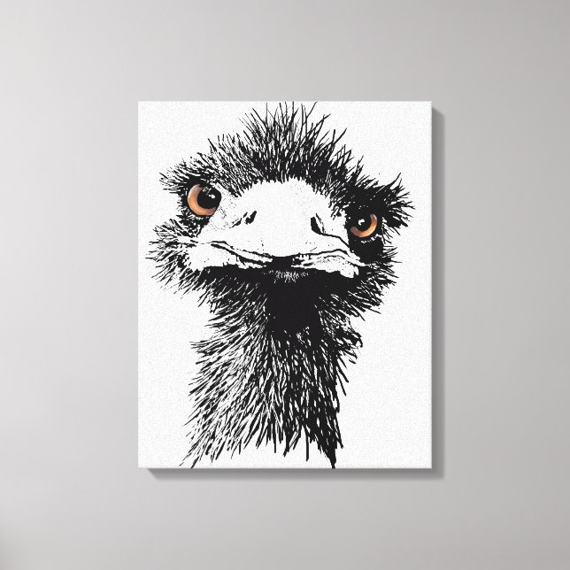 Emu Canvas Print (Front)