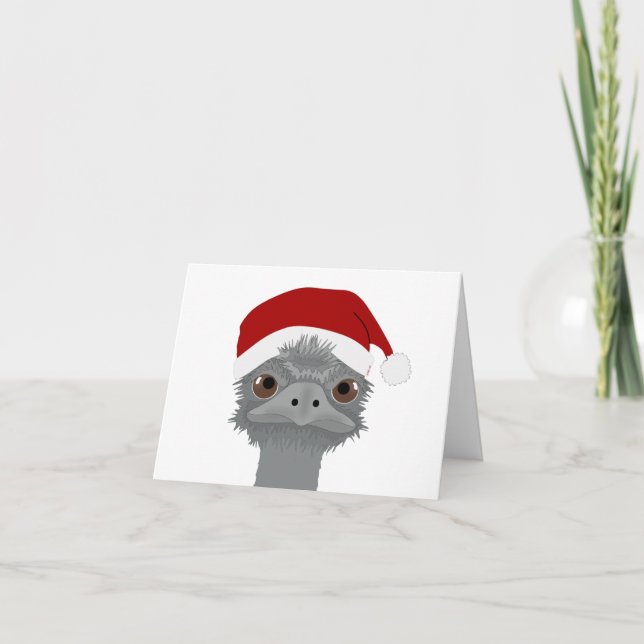 Emu Greeting Card (Front)