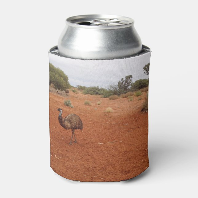 Emu in the outback can cooler (Can Front)
