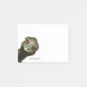 Emu Just Say It Post-it Notes