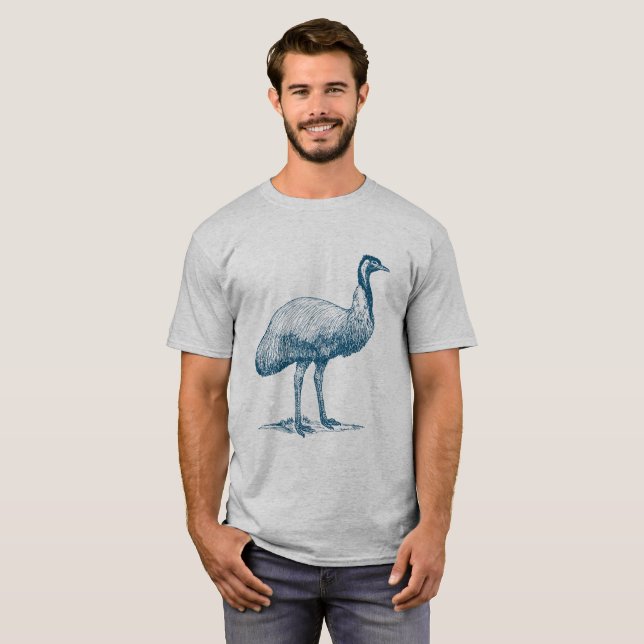 Emu - Ocean Blue T-Shirt (Front Full)