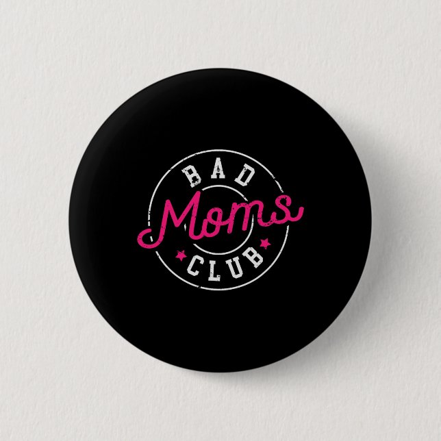 Emwered Strong Women Hustle Boss Mom Wife Bad Moms 6 Cm Round Badge (Front)