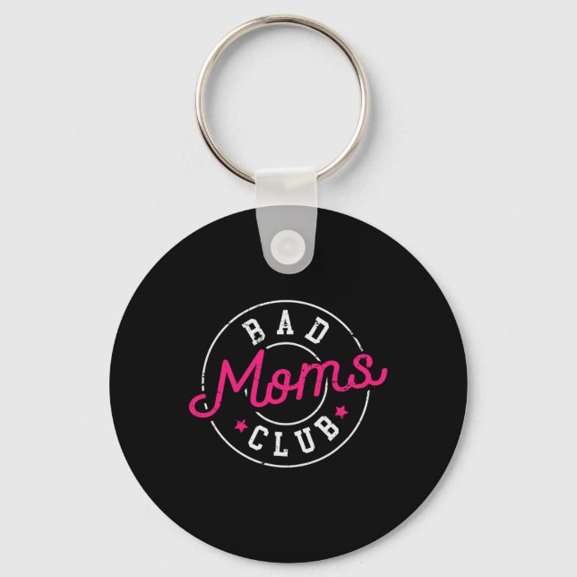 Emwered Strong Women Hustle Boss Mom Wife Bad Moms Key Ring (Front)