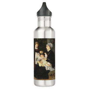 En Ammes Besøg - Bertha Wegmann Fine Art 710 Ml Water Bottle