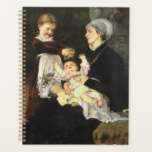 En Ammes Besøg - Bertha Wegmann Fine Art Planner
