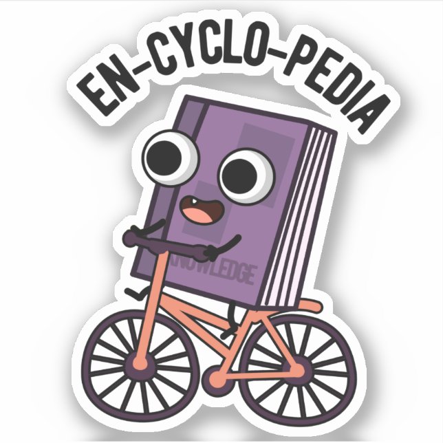 En-cyclo-Pedia Funny Encyclopaedia Pun  (Front)