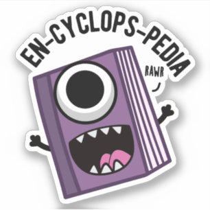 En-cyclops-pedia Funny Encyclopaedia Pun