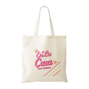En La Casa Hay Comida Tote Bag   Funny Latina Mum 