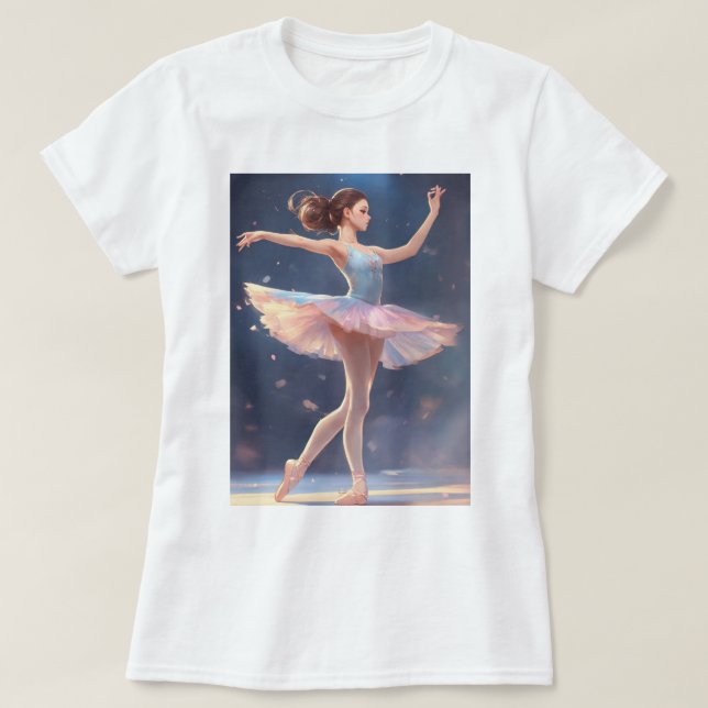 En Pointe Apparel: Elevate Your Style with Ballet- T-Shirt (Design Front)