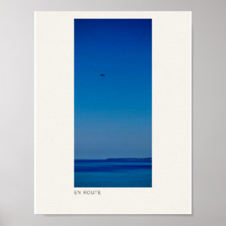 EN ROUTE — Minimal Aeroplane Photography Art Print