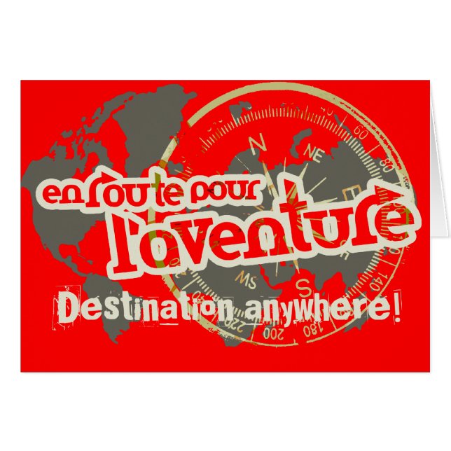 en route pour l'aventure farwell vacation red card (Front Horizontal)