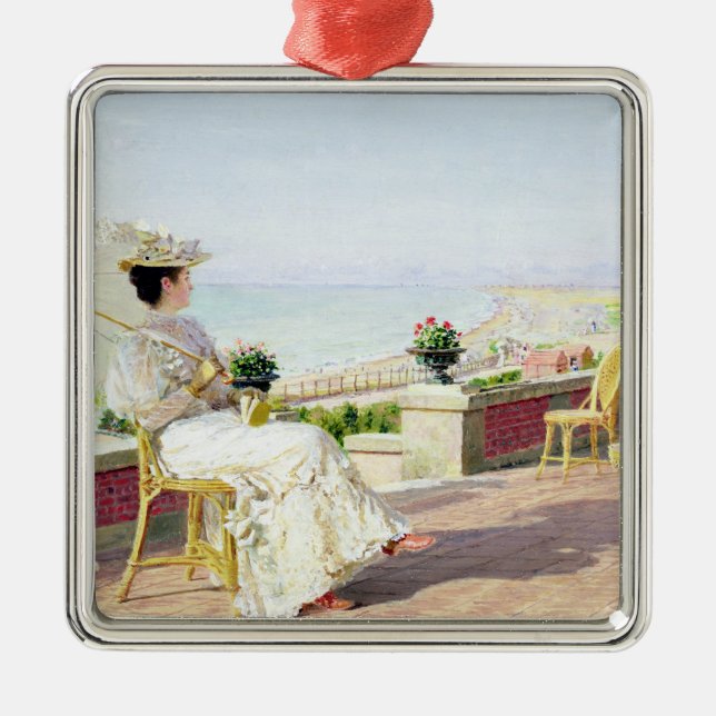 En Vacance Metal Tree Decoration (Front)