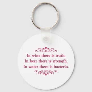 En Vino Veritas -cf Key Ring