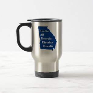 Enable All Georgia Election Results Travel Mug