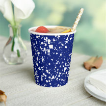 Enamelware splatter camping cup