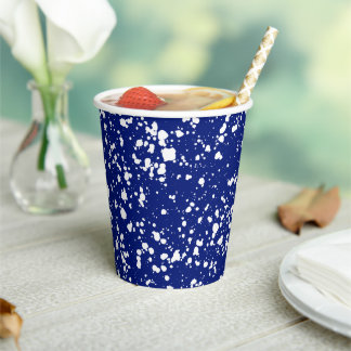 Enamelware splatter camping cup