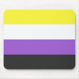 Enby (Non-binary Pride) Flag Mouse Pad