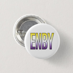 ENBY - Nonbinary 3 Cm Round Badge