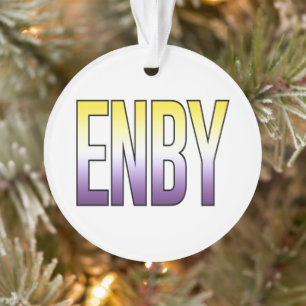 ENBY - Nonbinary Ornament