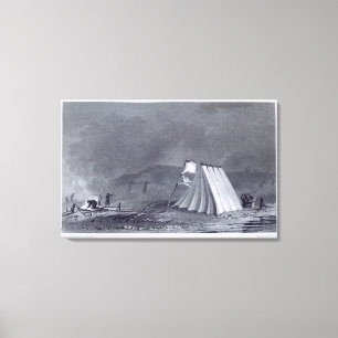 Encampment in Browell Cove, July 15, 1826, from 'N Canvas Print