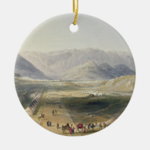 Encampment of the Kandahar Army under General Nott Ceramic Tree Decoration