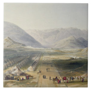 Encampment of the Kandahar Army under General Nott Tile