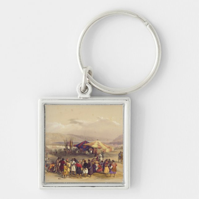 Encampment of the Pilgrims at Jericho' Volume II Key Ring (Front)