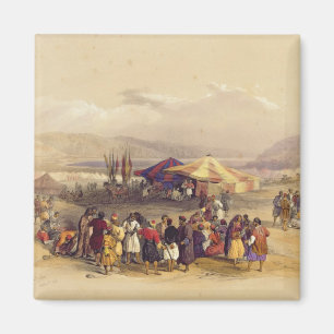 Encampment of the Pilgrims at Jericho' Volume II Magnet