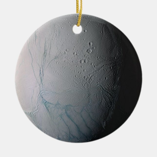 Enceladus Ceramic Tree Decoration (Front)