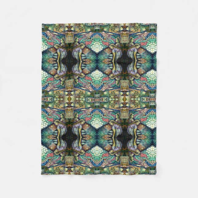 Enceladus Fleece Blanket (Front)