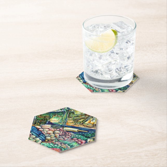 Enceladus Paper Coaster (Insitu)