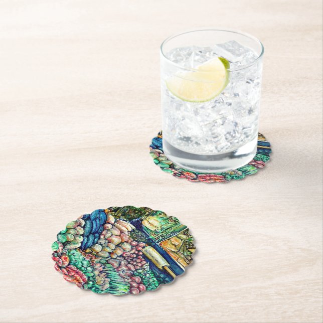 Enceladus Paper Coaster (Insitu)