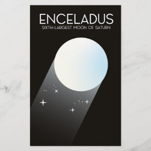 Enceladus Space Art.