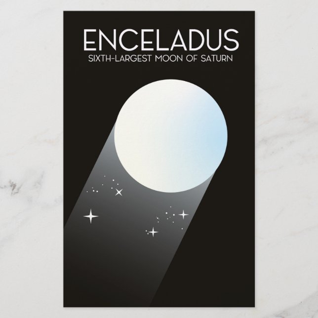 Enceladus Space Art. (Front)