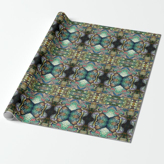 Enceladus Wrapping Paper (Unrolled)