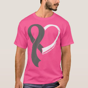 Encephalitis Awareness Hople Love Heart Ribbon Hap T-Shirt