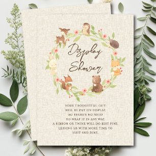 Enchandted Forest Display Shower Enclosure Card