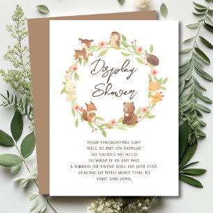 Enchandted Forest Display Shower Enclosure Card
