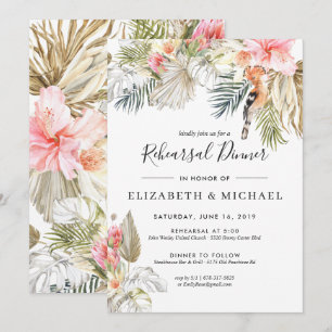 Enchanted African Safari Rehearsal Dinner Invitation