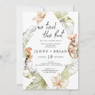 Enchanted African Safari Wedding Reception