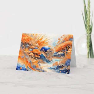 Enchanted Autumn Dreamscape Note Card