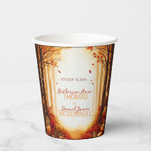 Enchanted Autumn Harvest Silhouette Wedding