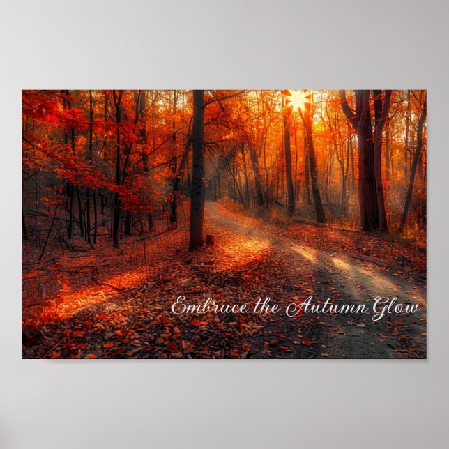 Enchanted Autumn Trail Poster (Front)