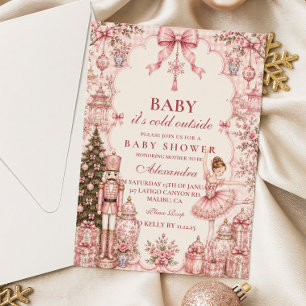 Enchanted Ballerina Baby Shower Invitation