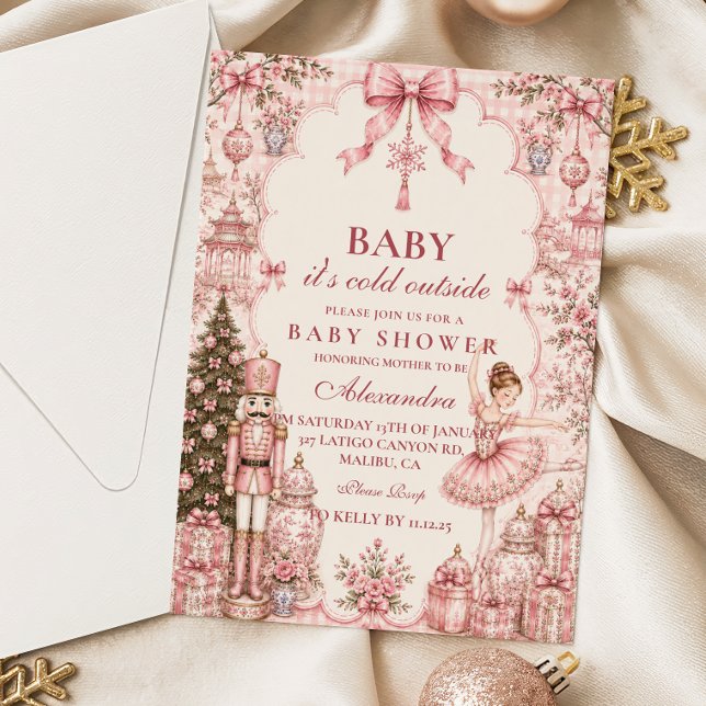 Enchanted Ballerina Baby Shower Invitation (Creator Uploaded)