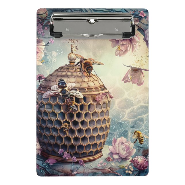 Enchanted Bee Garden Fantasy (10) Mini Clipboard (Front)