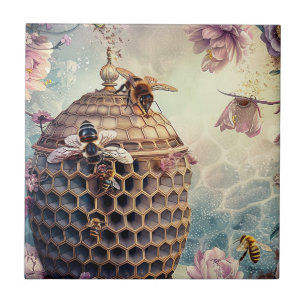 Enchanted Bee Garden Fantasy (10) Tile