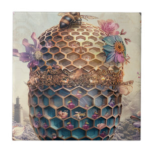 Enchanted Bee Garden Fantasy (12) Tile