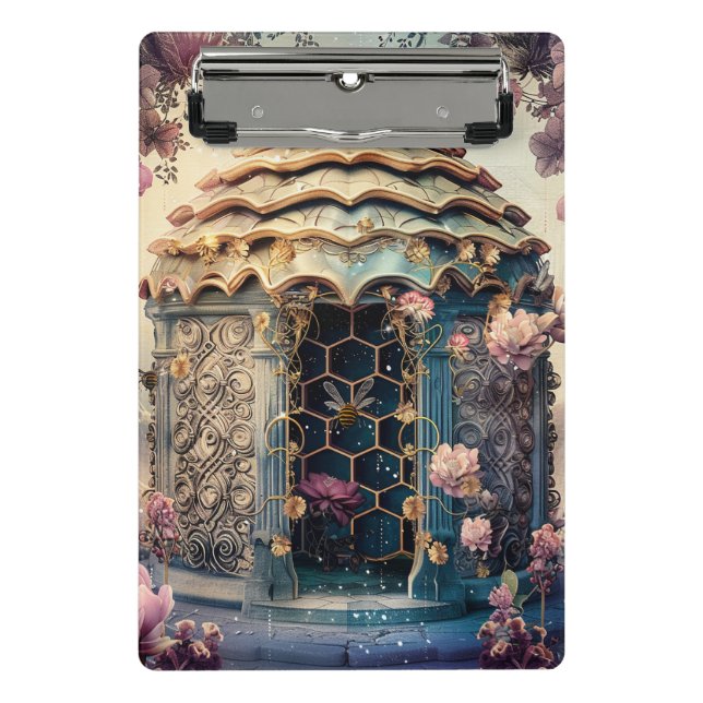 Enchanted Bee Garden Fantasy (3) Mini Clipboard (Front)