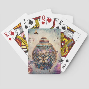 Enchanted Bee Garden Fantasy (6) Playing Cards